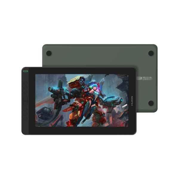 HUION Kamvas 13 grafički tablet Green – prikaz uređaja sprijeda